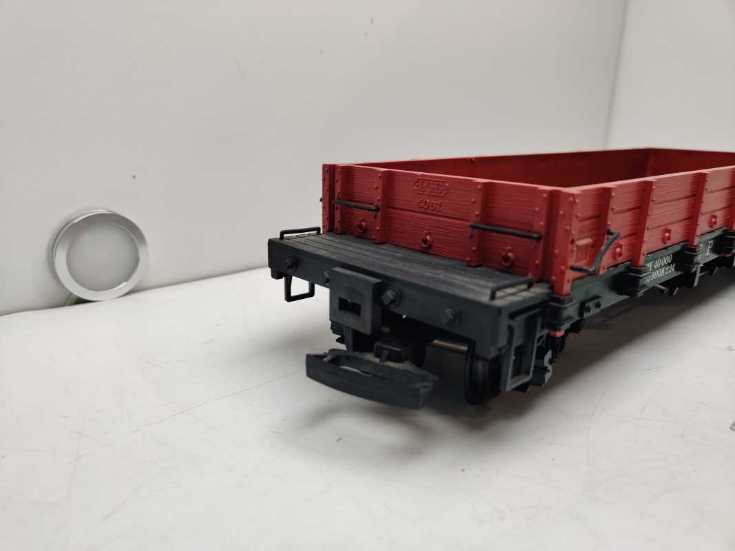 LBG Spur G / 4061 / vierachsigen Niederbordwagen