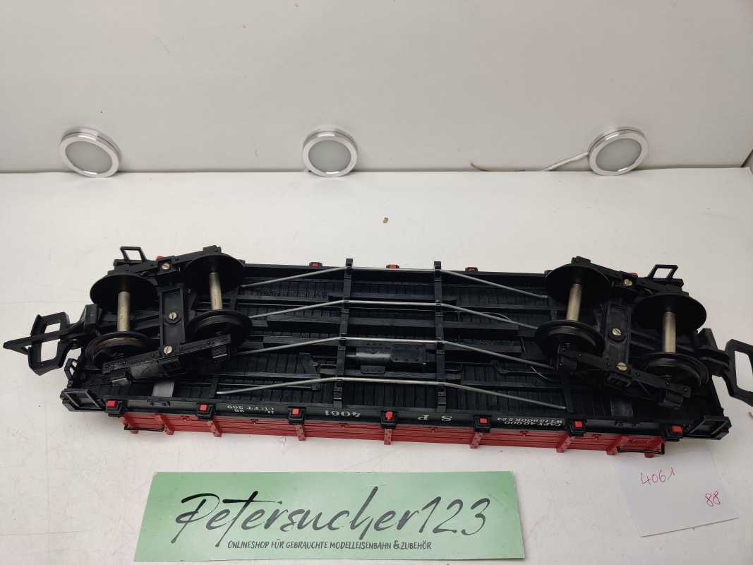 LBG Spur G / 4061 / vierachsigen Niederbordwagen