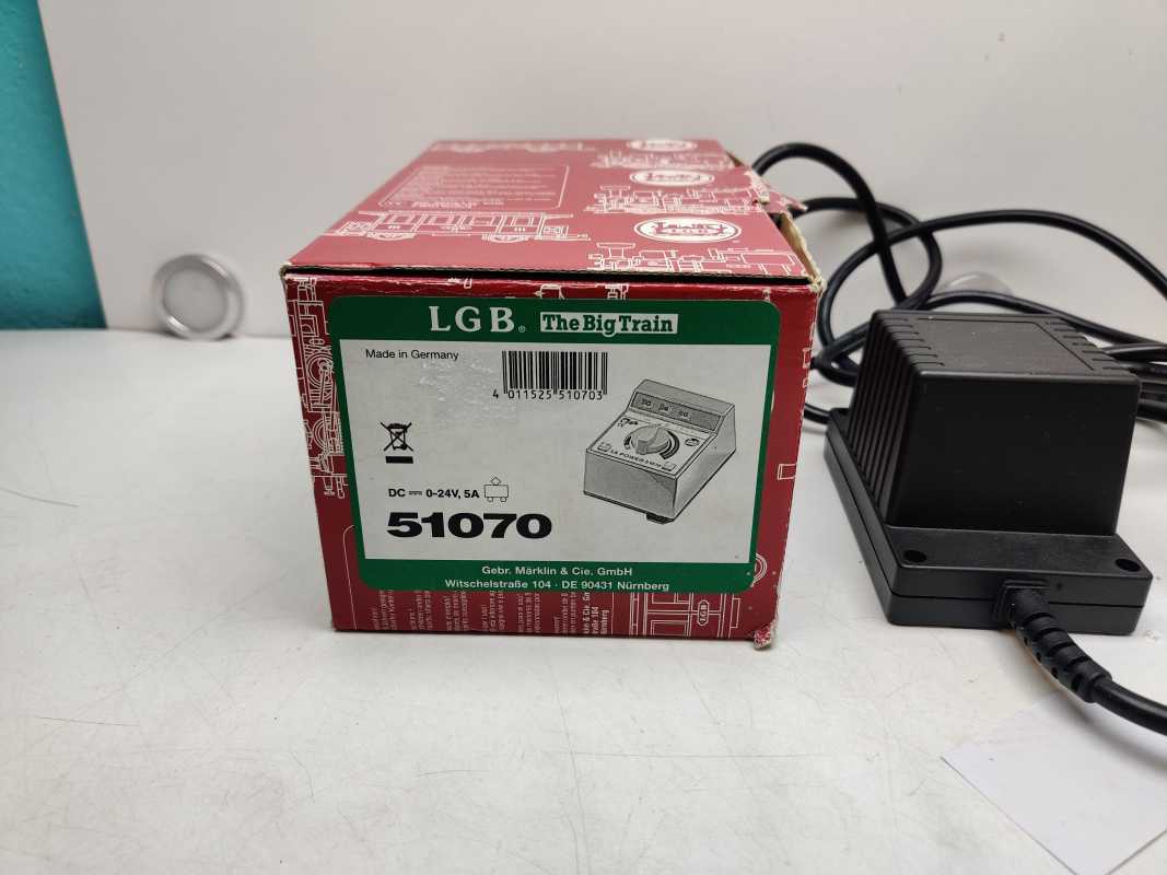 LGB Spur G 51070 leistungsstarken elektronischen Fahrregler (5 Ampere) / Analogbetrieb / OVP