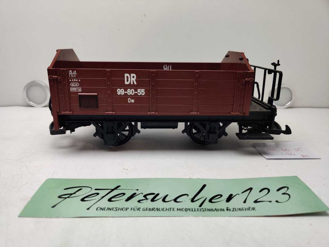 LBG Spur G / 99-60-55 / 2-achsiger Offener Güterwagen der Bauart Ow / Braun / DR