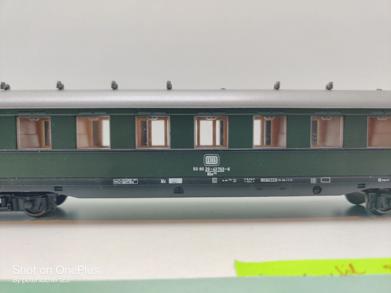 Liliput H0 AC 833 05 1 Schürzenwagen 2.Kl / Büe366 / NEM / DB