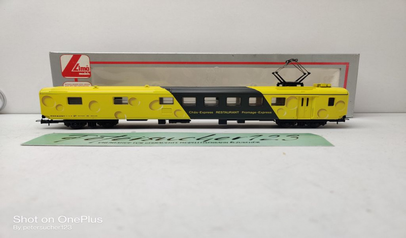 Lima H0 DC 9245.01S Speisewagen "Chäs-Expr Restaurant Fromage-Expr" / SBB / EVP