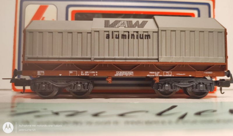 Lima H0 DC 303186 Teleskophaubenwagen "VAW" / OVP