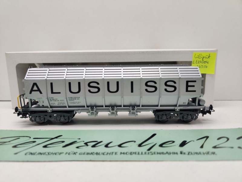 Liliput H0 DC 5651 Tonerdetransportwagen "ALUSUISSE" Uacs / NEM / SBB / ErsatzVP