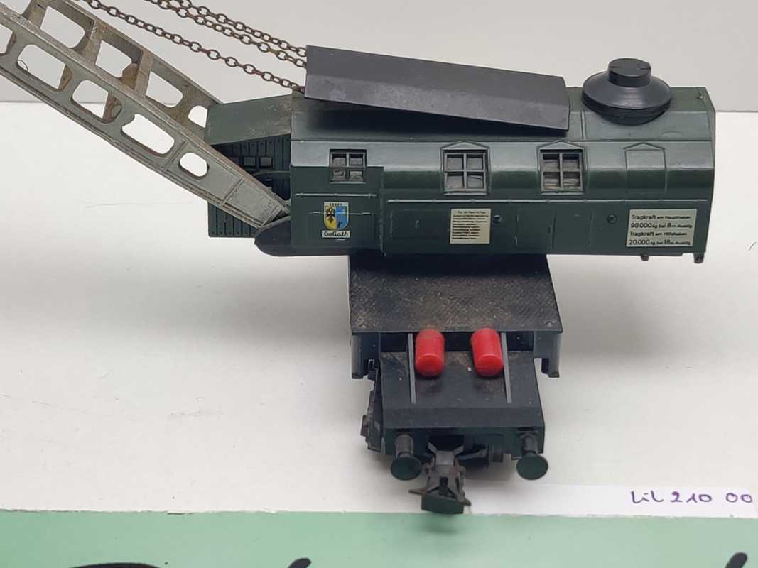 Liliput H0 DC 210 Kranwagen / Goliath / DB