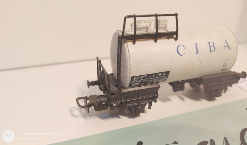 Liliput H0 AC 250 CI Kesselwagen "CIBA" / SBB
