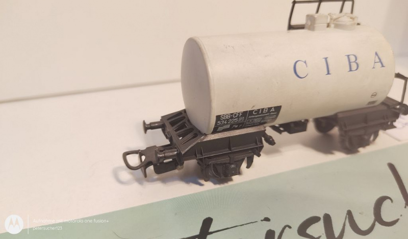 Liliput H0 AC 250 CI Kesselwagen "CIBA" / SBB