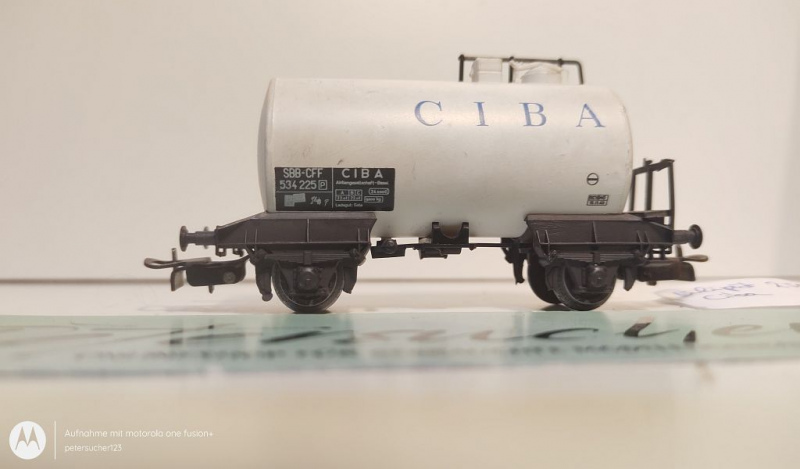 Liliput H0 AC 250 CI Kesselwagen "CIBA" / SBB