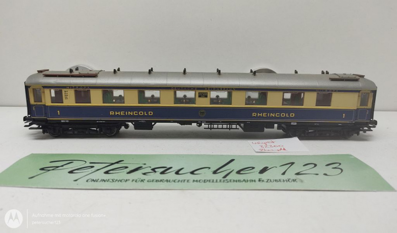 Liliput H0 DC 82300 Salonwagen "Rheingold Mitropa" / 1.Kl / NEM / DRG