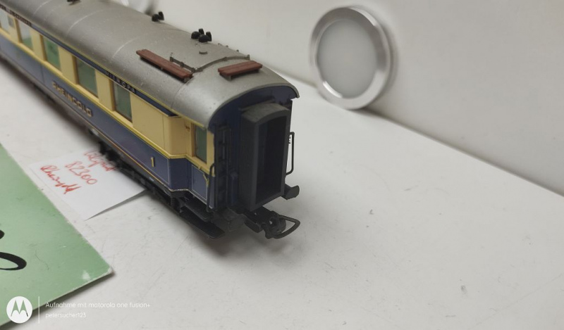 Liliput H0 DC 82300 Salonwagen "Rheingold Mitropa" / 1.Kl / NEM / DRG
