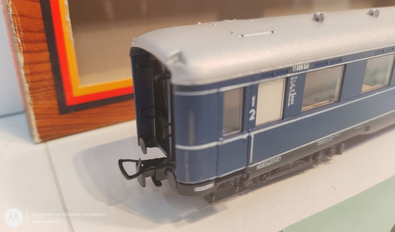 Liliput Meistermodell H0 AC 83203 Schürzenwagen / 1.-2.Kl / DB / OVP