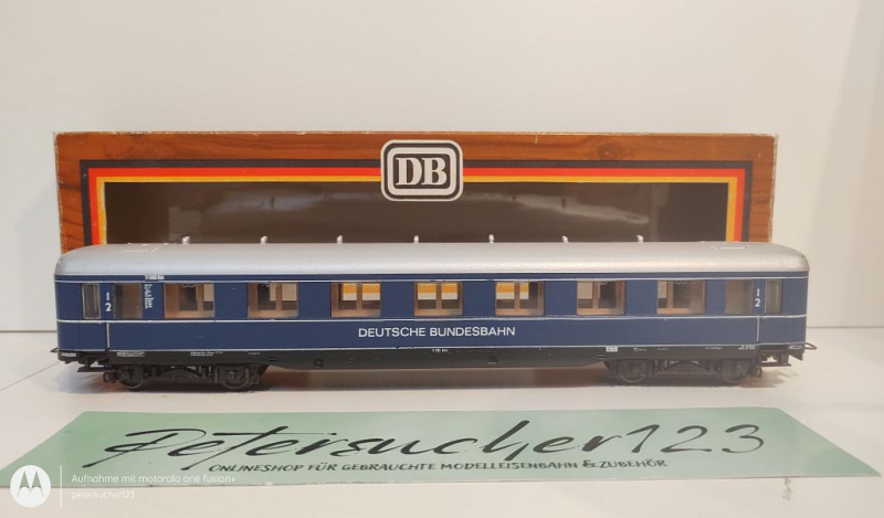 Liliput Meistermodell H0 AC 83203 Schürzenwagen / 1.-2.Kl / DB / OVP
