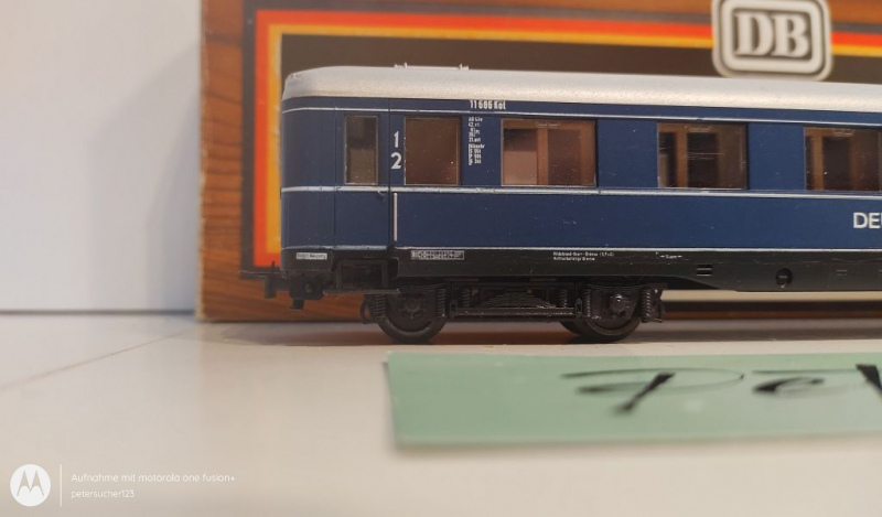 Liliput Meistermodell H0 AC 83203 Schürzenwagen / 1.-2.Kl / DB / OVP
