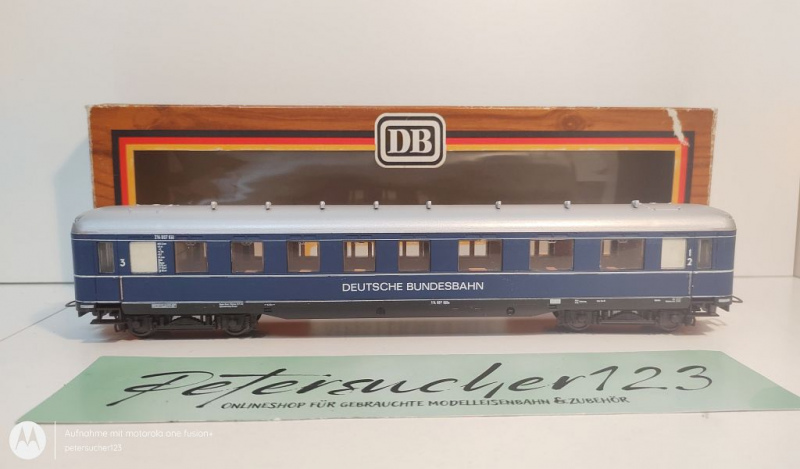 Liliput Meistermodell H0 AC 83503 Schürzenwagen / 1.-2.-3.Kl / DB / OVP