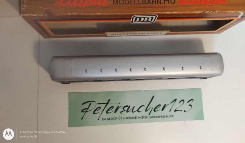 Liliput Meistermodell H0 AC 83503 Schürzenwagen / 1.-2.-3.Kl / DB / OVP
