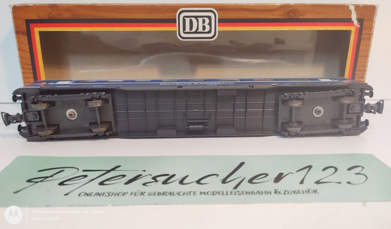 Liliput Meistermodell H0 AC 83503 Schürzenwagen / 1.-2.-3.Kl / DB / OVP