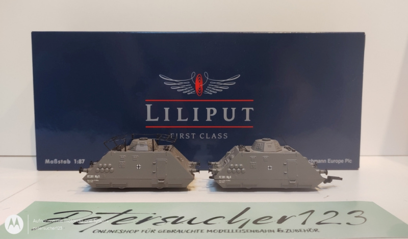 Liliput H0 AC L136507 Panzer Spähzug Ep.II Kommandowagen / DCC-Digital / OVP