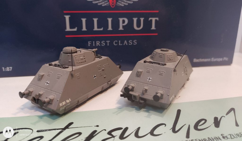 Liliput H0 DC L136508 Panzerspähzug / Pionier-/Geschützwagen / Set 4 / OVP
