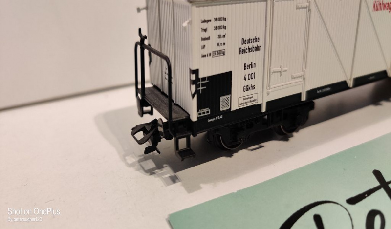 Liliput H0 AC L235650 Kühlwagen / GGkhs / NEM / DRG