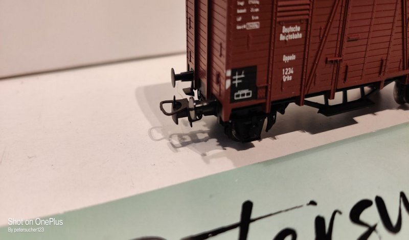 Liliput H0 AC 25307 gedeckter Güterwagen / Grhs / NEM / DRG