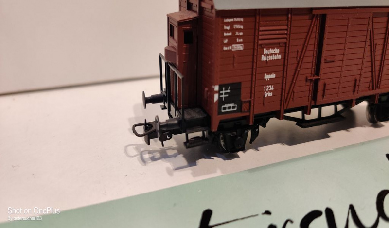 Liliput H0 AC 25307 gedeckter Güterwagen / Grhs / NEM / DRG