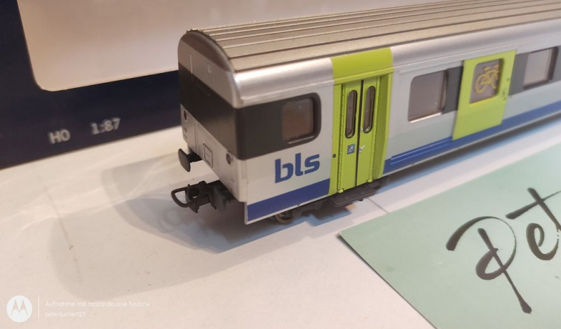 Liliput H0 DC L388994 Personenwagen mit Gepäckabt. / 1.Kl / bls / NEM / OVP