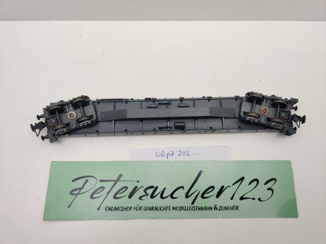 Liliput H0 DC 202 Vierachser Tragwagen Rs / ohne Container! / ÖBB