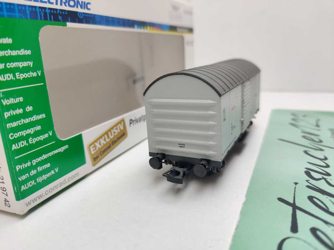 Liliput H0 DC 219742 Privatgüterwagen "AUDI" Gbs / NEM / [P] DB / OVP