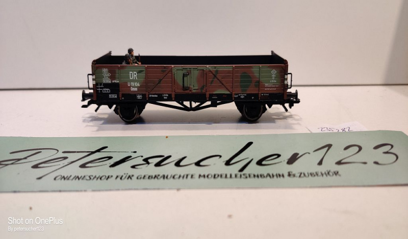 Liliput H0 AC 221693 offener Güterwagen Tarnanstrich / Li 19 104 / NEM / DRG