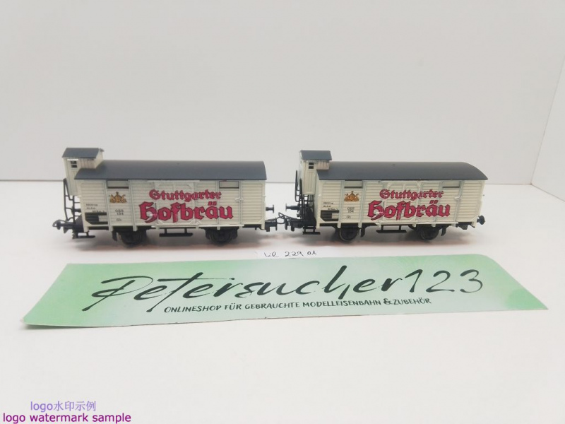 Liliput H0 DC 229 01 Bierwagen-Set "Stuttgarter Hofbräu" / Gh / GES