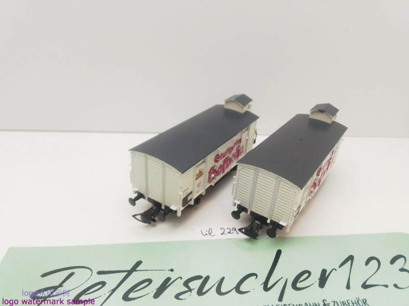 Liliput H0 DC 229 01 Bierwagen-Set "Stuttgarter Hofbräu" / Gh / GES