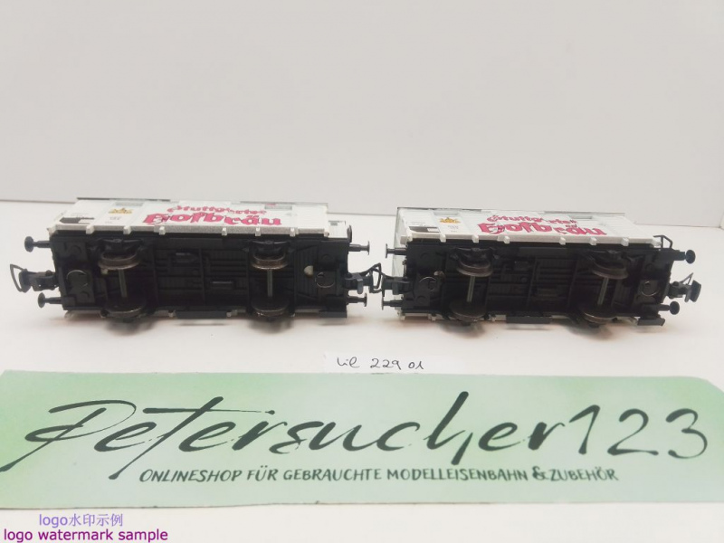Liliput H0 DC 229 01 Bierwagen-Set "Stuttgarter Hofbräu" / Gh / GES