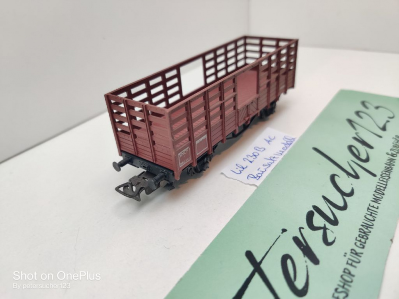 Liliput H0 AC 230B offener Viehtransportwagen / Bausatzmodell / SNCF