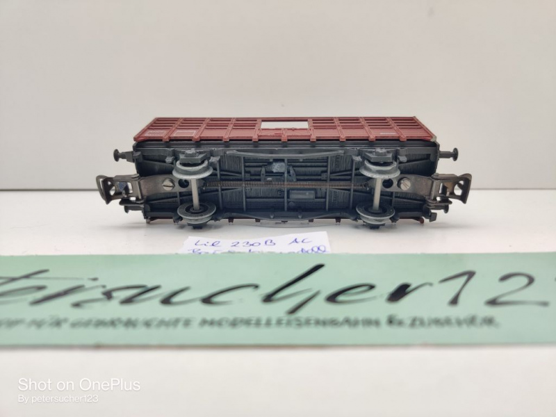 Liliput H0 AC 230B offener Viehtransportwagen / Bausatzmodell / SNCF