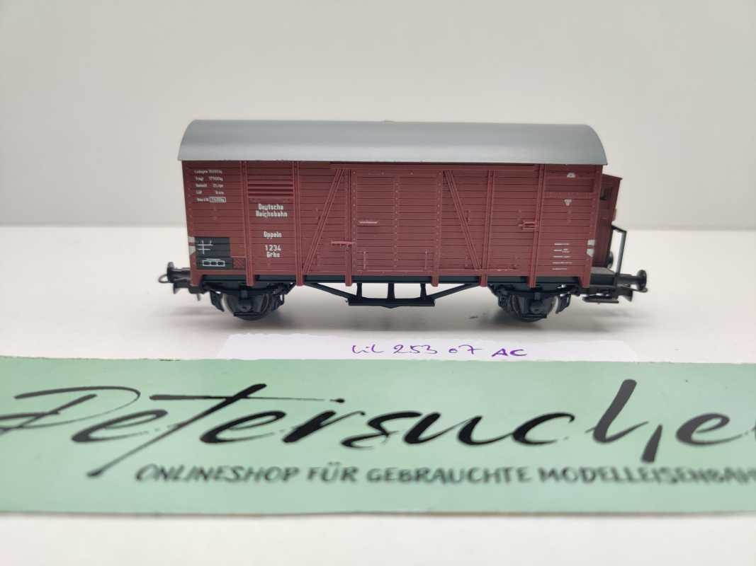 Liliput H0 AC 25 07 gedeckter Güterwagen Grhs Oppeln / NEM / DRG