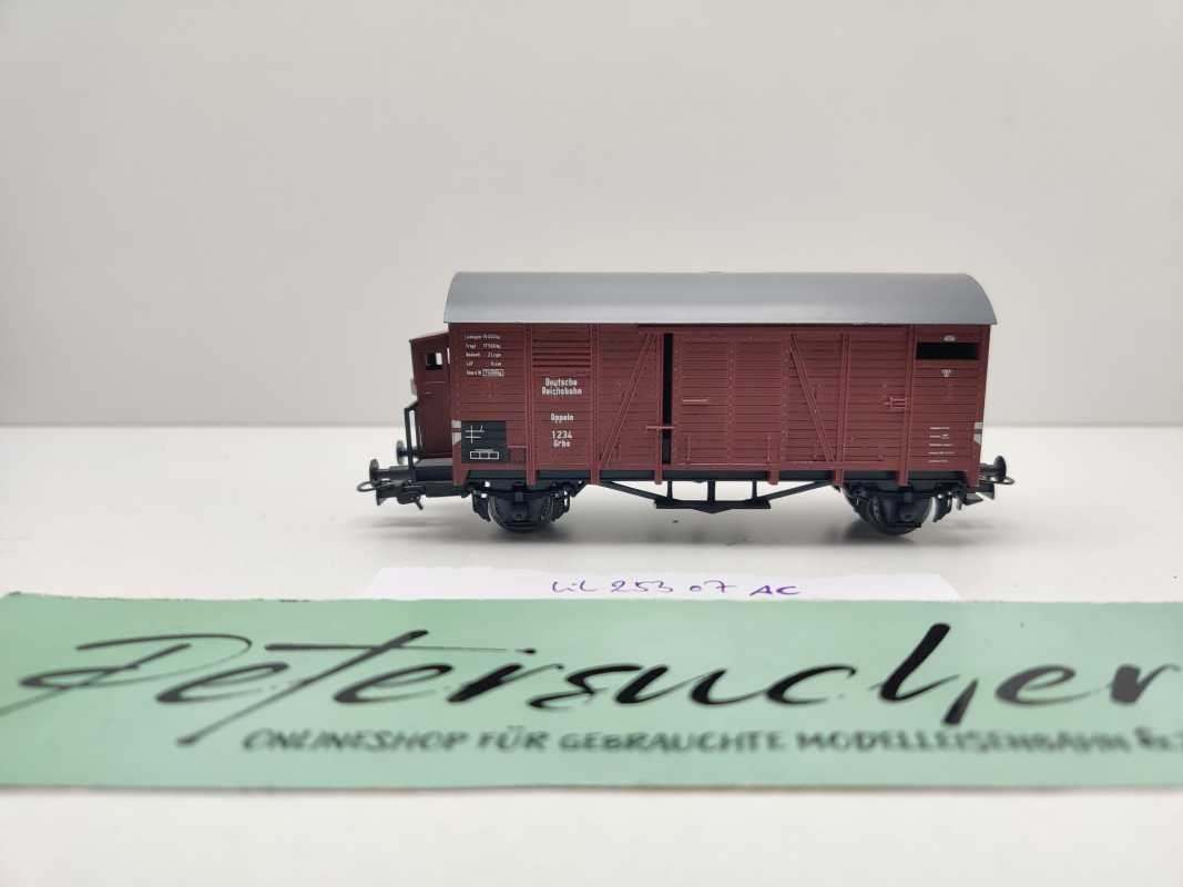 Liliput H0 AC 25 07 gedeckter Güterwagen Grhs Oppeln / NEM / DRG