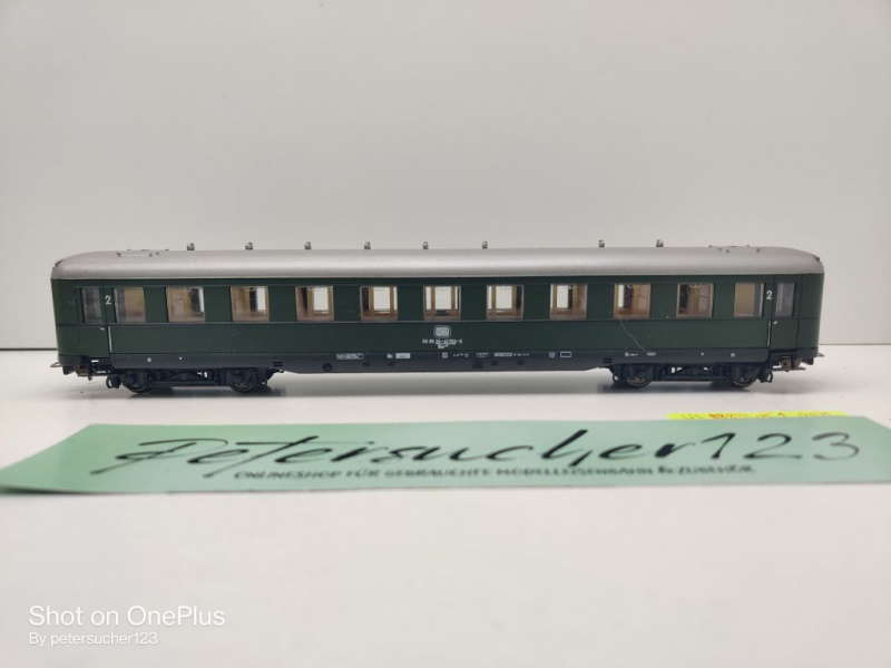 Liliput H0 DC 833 05 1 Schürzenwagen 2.Kl / Büe366 / NEM / DB