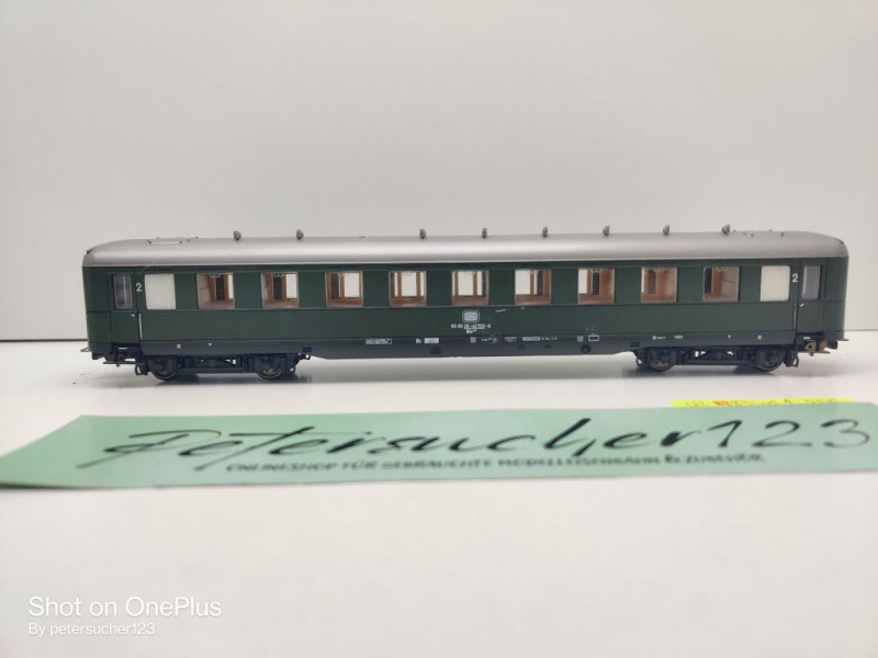Liliput H0 DC 833 05 1 Schürzenwagen 2.Kl / Büe366 / NEM / DB