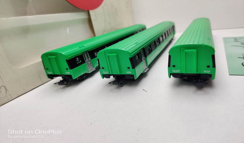 Liliput H0 DC 884 Wagen-Set Bahn 2000 Personenwagen / EW III X / SBB / OVP