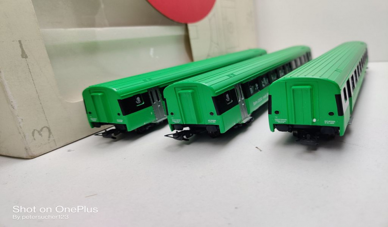 Liliput H0 DC 884 Wagen-Set Bahn 2000 Personenwagen / EW III X / SBB / OVP