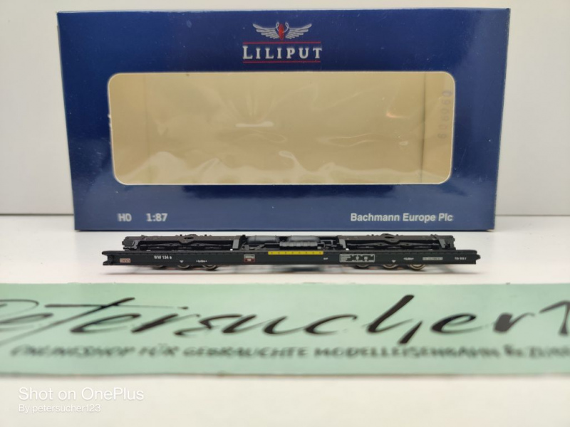 Liliput H0e DC L291901 Rollwagen neutral / ww 134 s / NEM / OVP