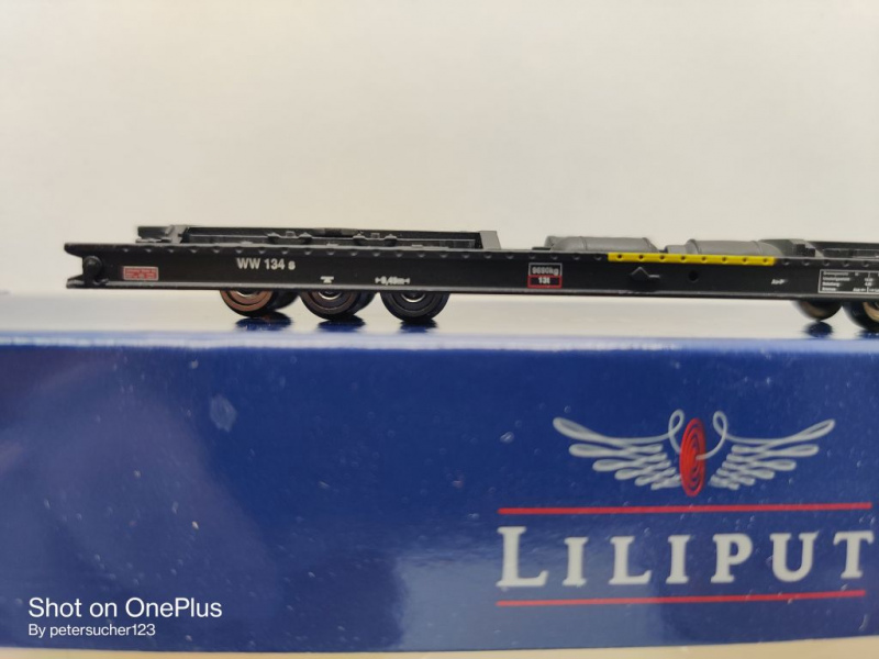 Liliput H0e DC L291901 Rollwagen neutral / ww 134 s / NEM / OVP