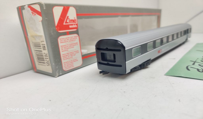Lima H0 DC 201205 Eurocity Mittelwagen "Gotthard" "Graue Maus" / SBB / OVP