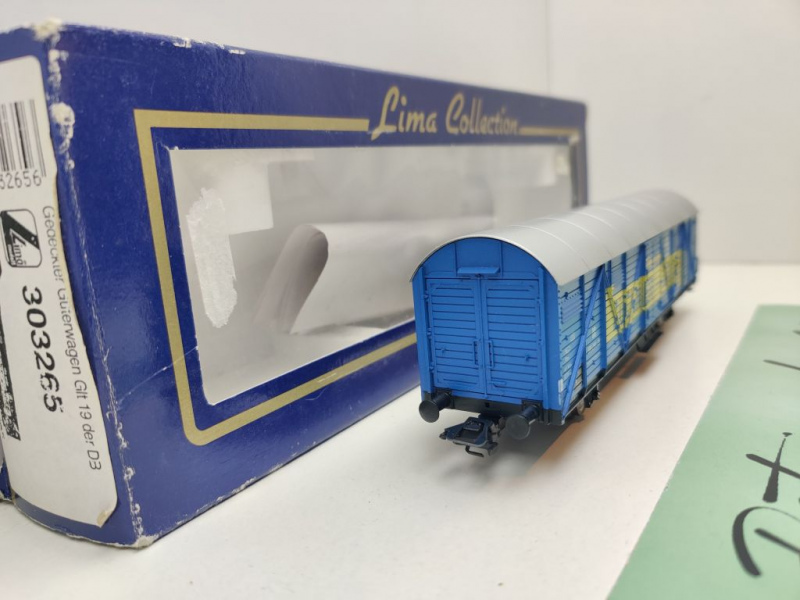 Lima H0 DC 303265 gedeckter Güterwagen "Züchnerdose" / Glt19 / NEM / DB / OVP