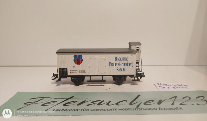 Märklin H0 AC 26960 1x ged. Güterwagen aus Wagen-Set "bayer. Güterzug" / NEM / DRG