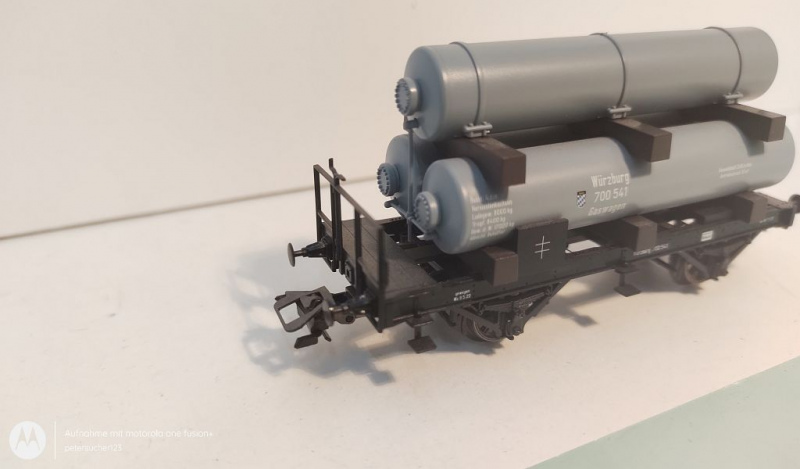 Märklin H0 AC 26960 1x Gaswagen 700 541 aus Set "bayer. Güterzug" / NEM / DRG