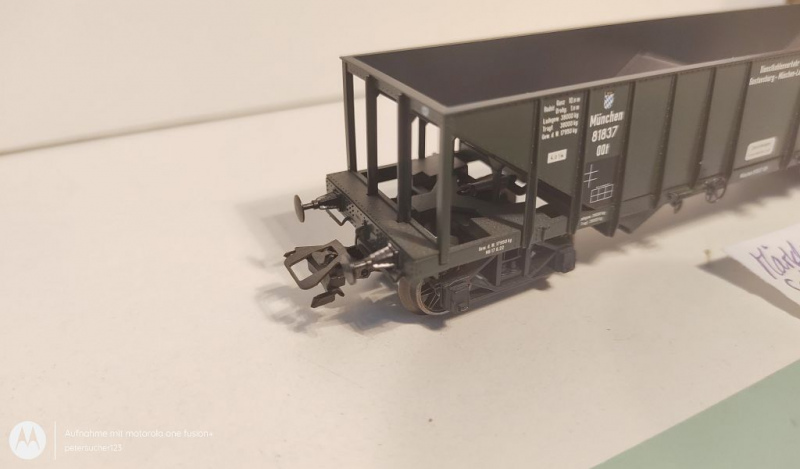 Märklin H0 AC 26960 1x Trichterwagen aus Wagen-Set "bayer. Güterzug" / NEM / DRG