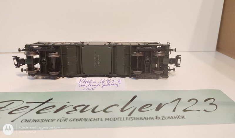 Märklin H0 AC 26960 1x Trichterwagen aus Wagen-Set "bayer. Güterzug" / NEM / DRG