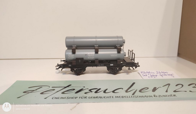 Märklin H0 AC 26960 1x Gaswagen aus Set "bayer. Güterzug" / DRG