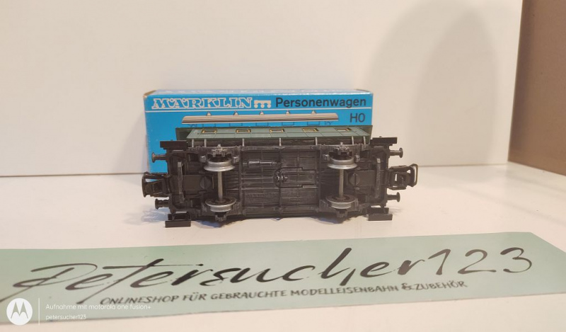 Märklin H0 AC 4007 Personenwagen Privatbahn / OVP blau